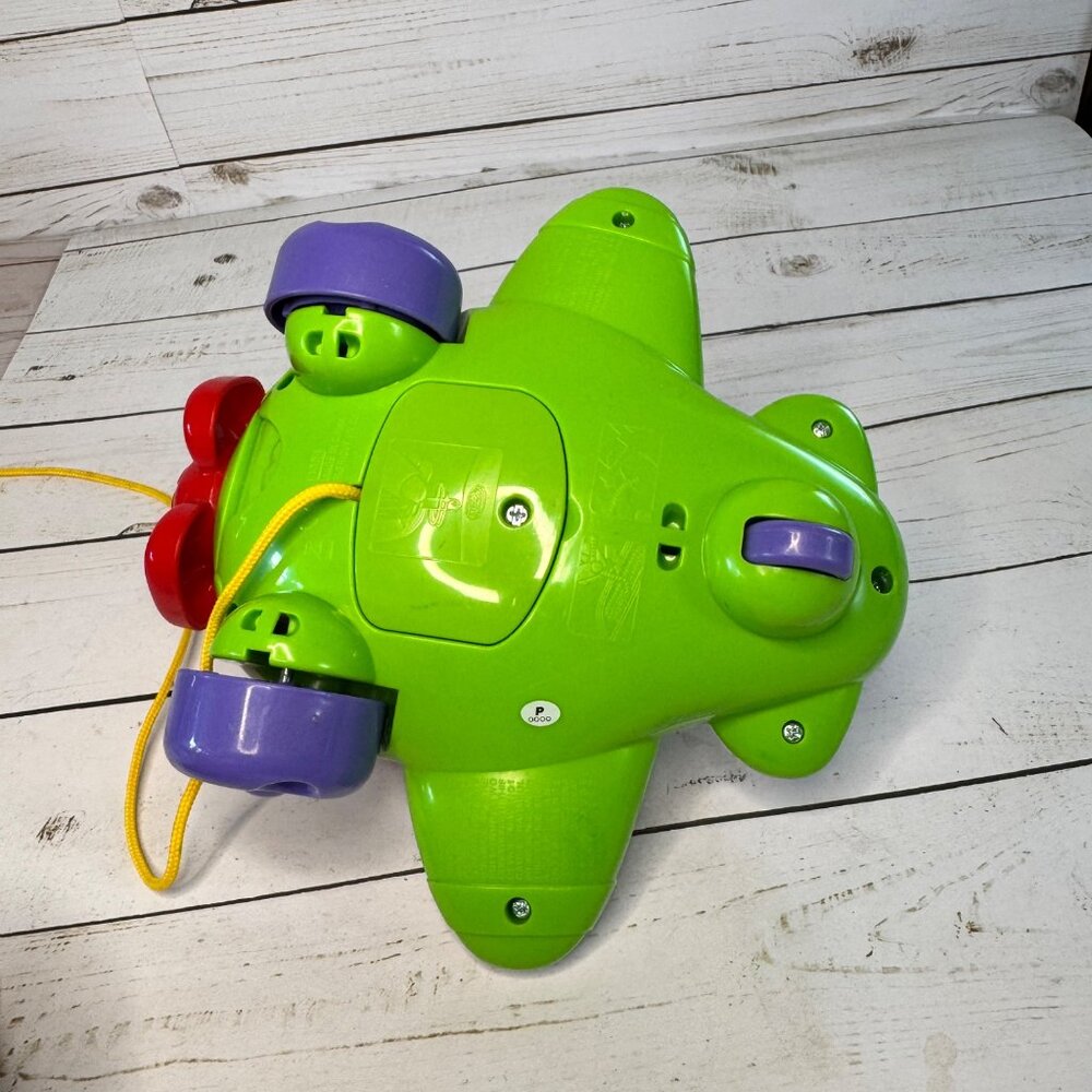 Vtech Fly & Learn Airplane Interactive Toy With Lights & Sounds Pull Toy Works - Picture 5 of 6
